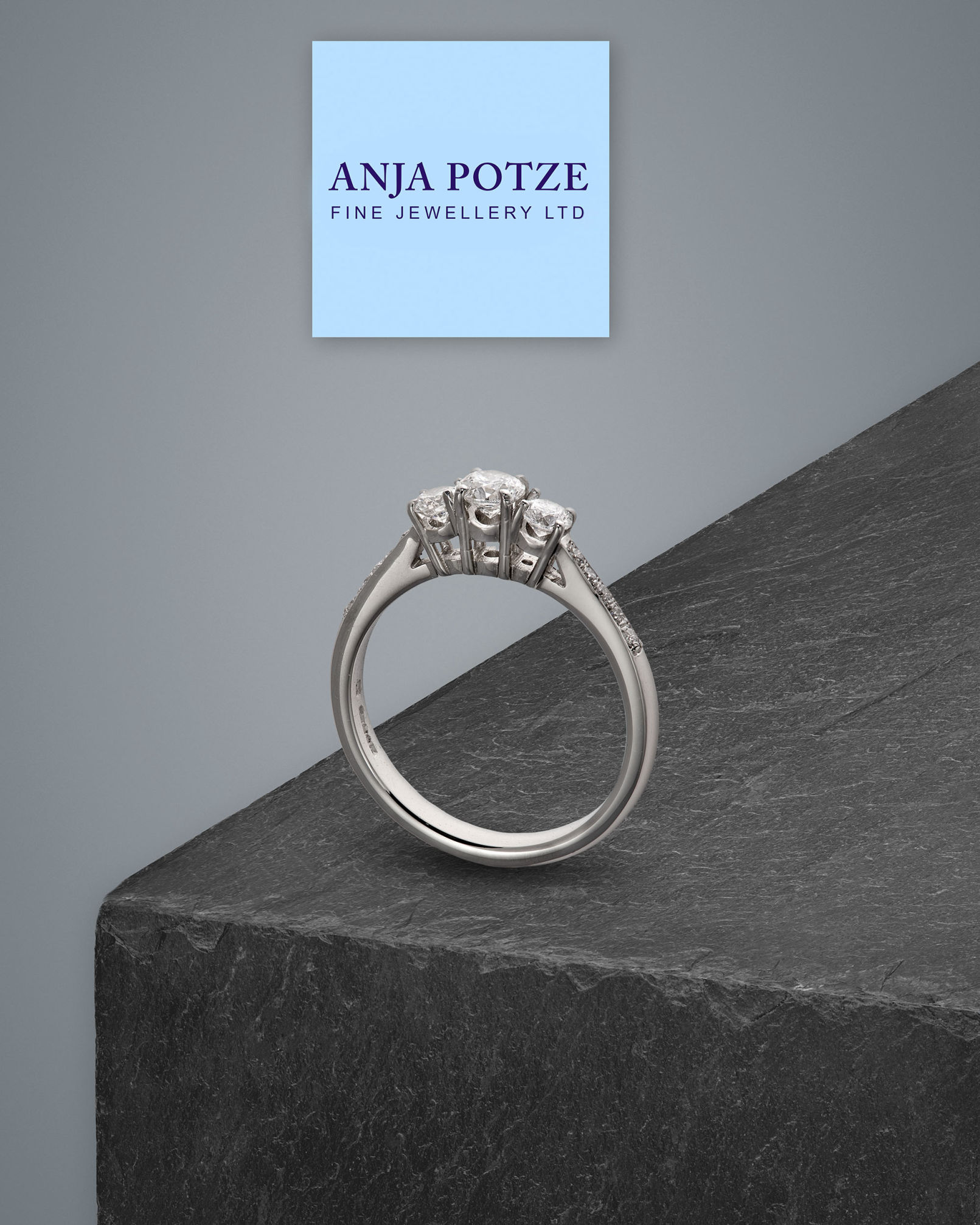 Engagement ring by Anja Potze photographed by Matthew Brown Photography